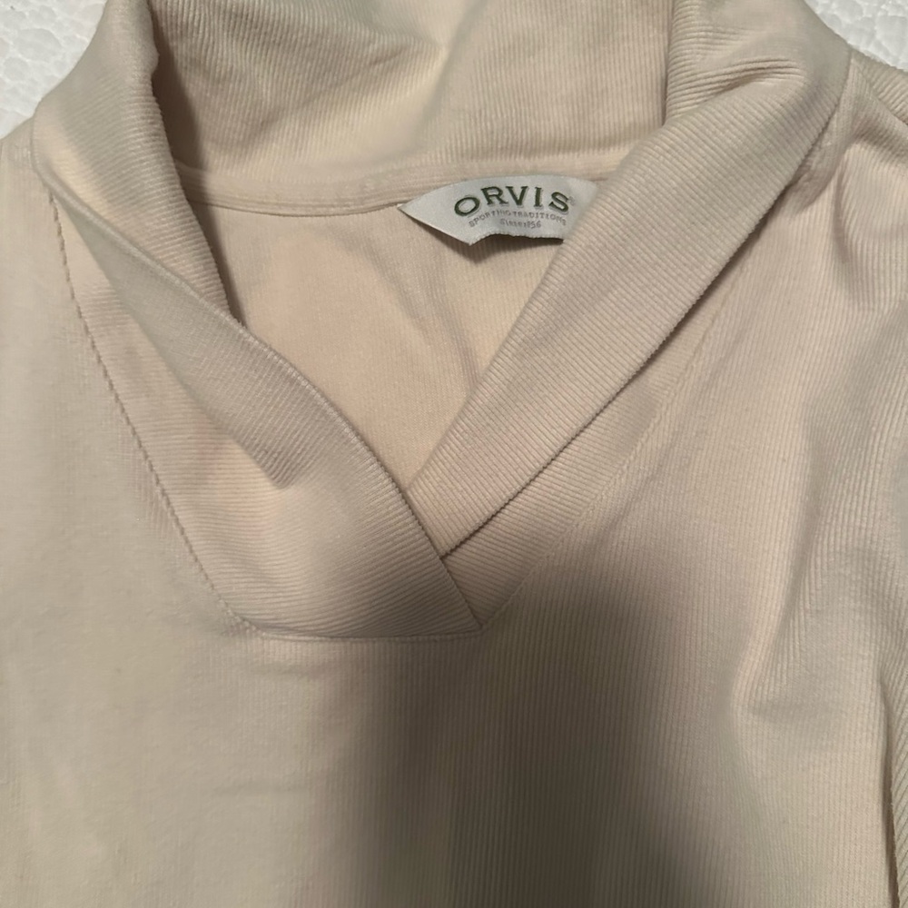Orvis Cream Pullover Sweater - Picture 3 of 5